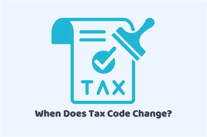 Will my tax code change in April?
